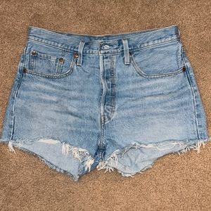 Levi’s 501 high rise shorts